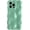 Green, variant on for iPhone 14 Pro Max Case,Water Ripple Wave Meteorite Bubble Chrome Plating Electroplated Candy Phone Case (Green)