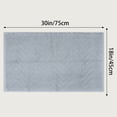 thumbnail image 7 of Unique Bargains Fade Resistant Cotton Bath Rugs Shower Mat Bathroom Non Slip Gray, 7 of 7