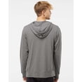 thumbnail image 3 of Fleece Lightweight Jersey Hooded Full-Zip T-Shirt, 3 of 5