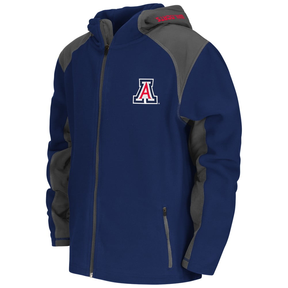 Arizona Wildcats Youth Jacket Halfpipe Hooded Fleece by Colosseum