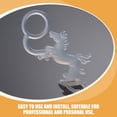 thumbnail image 3 of 2 hebillas de silicona para tapa de tetera con asa en forma de caballo, 3 of 8