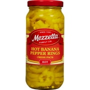 Mezzetta Hot Banana Pepper Rings, 16 fl oz Jar
