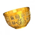 thumbnail image 3 of Contenedor de almacenamiento de cuenco del tesoro de latón, cuenco Bai Fu, regalos, artesanía china tradicional para estudio, escritorio, decoración, 3 of 8