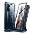 thumbnail image 1 of Dexnor for Samsung Galaxy Note 10 Case, [Built in Screen Protector and Kickstand] Heavy Military Grade Protection Shockproof Protective Cover for Samsung Galaxy Note 10,Navy Blue, 1 of 6