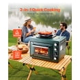 thumbnail image 2 of VEVOR Four d'Extérieur 2-en-1 Portable Cuisinière à Gaz de Camping Four Combo Foyer Réglable, 2 of 9