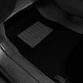 thumbnail image 4 of FH Group, 4pcs Floor Carpet Mats for Auto Car SUV Van Universal Fitment Black, 4 of 8