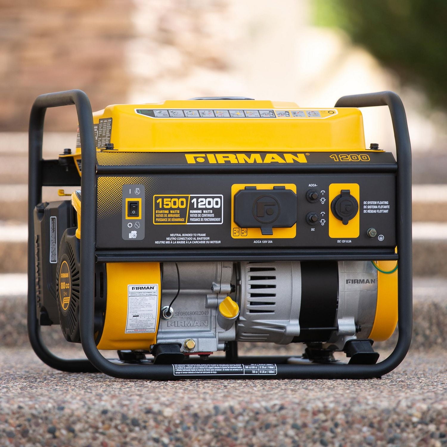 Firman Power Equipment P01202 Gas Powered 1500/1200 Watt (performance Series) Extended Run Time Portable Generator