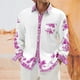 thumbnail image 1 of Camisas casuales de moda para hombres, suaves y cómodas, de diseñador de lujo, de bambú, en blanco y negro, para hombre, traje con solapa, talla grande, 1 of 6