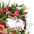 thumbnail image 4 of Corona de flores artificiales Gloria decorativa de primavera y verano 46 cm x 46 cm, 4 of 6