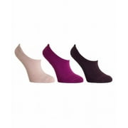 DKNY Sport Women Loft Spun Half Cushioned Ultra No Show Sock 3Pk. Shoe Size 4-10