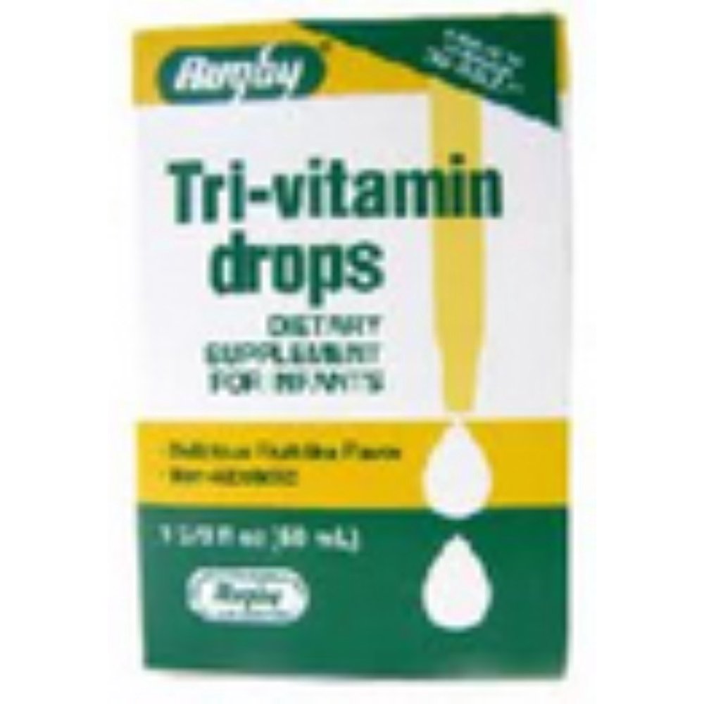 Rugby TriVitamin Drops for Infants 50 ml