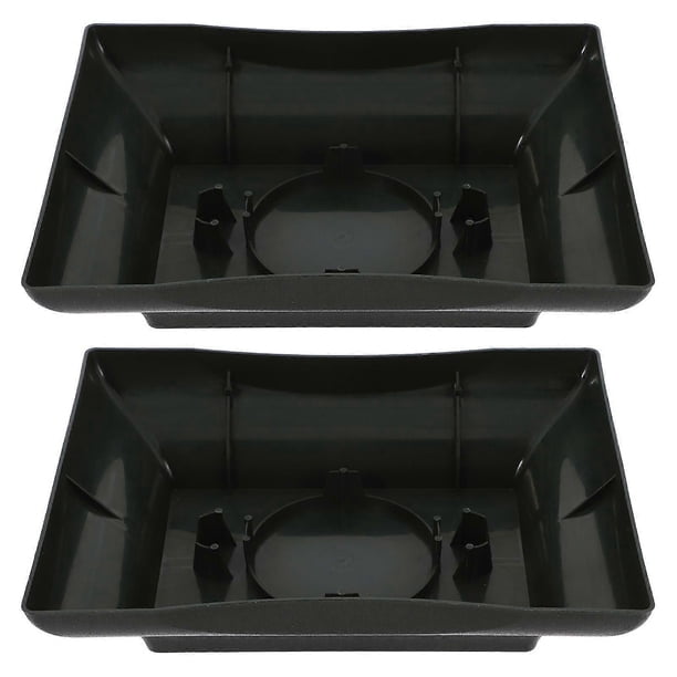 2pcs Floral Arrangement Trays Plastic Flower Trays for Flower Arrangement Table Centerpiece Floral Trays Flower Mud Fixing Holders Convenient Floral T