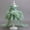 Green1, variant on Girls Summer Dress Sleeveless Round Neck Tulle Fabric Long Train & Sparkly Birthday Stage Formal Gown Green Size 1T