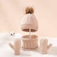 thumbnail image 3 of Ensemble Trois Pièces pour Enfants, Chapeau, Foulard et Gants, 3 of 5