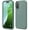 Midnight Green, variant on KOMI Compatible with iPhone 16 Pro Case, Premium Liquid Silicone Case, Full Body Protective Cover, Shockproof, Slim Phone Case, Anti-Scratch Soft Microfiber Lining, 6.3 inch Red