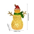 thumbnail image 3 of Steadline Christmas Snowman Night Light Luminous Desktop Ornament Holiday Decorations with Warm White LED for Home Office Decor Festive Gift Idea for Winter Season Celebrations, 3 of 7
