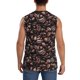 thumbnail image 4 of Fotbe Coffee Bean Men's Camiseta sin Mangas Estampada para Hombres, Playera Casual para Gimnasio, Entrenamiento, Playa-X-Large, 4 of 7