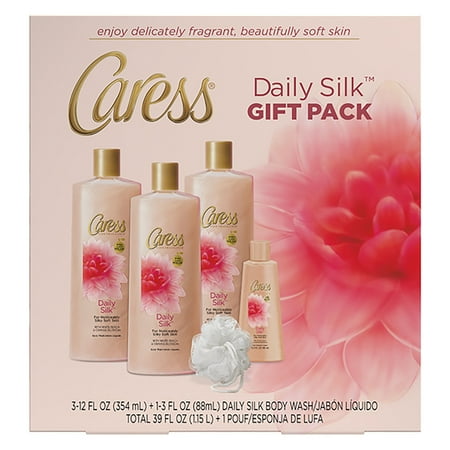 Caress Daily Silk White Peach & Orange Blossom Scent Bar Soap - 8pk -  3.75oz each