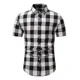thumbnail image 3 of Camisa A Cuadros De Hombre Casual Manga Corta, 3 of 5