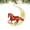 Horse, variant on Acrylic Wolf Christmas Ornaments - Moon Themed Decor for Christmas Tree - Xmas Gifts for Wolf Lovers