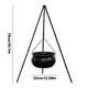 thumbnail image 3 of Halloween Decorations Outdoor - Large Cauldron Halloween Decor Tripod With Timer Lights - Plastic Cauldron Witch Halloween Decorations For Porch Yard, 3 of 4
