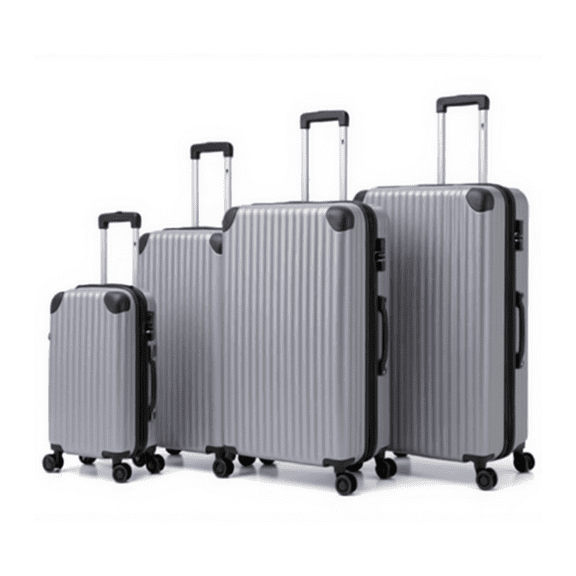 4-Piece Expandable Spinner Luggage Set – 20″, 27″, 30″ & 32″