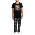 thumbnail image 4 of CafePress - Lucky Cat Women's Dark Pajamas - Women's Short Sleeve Print T-Shirt and Pants Dark Cotton Pajama Set, 4 of 7