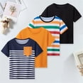 thumbnail image 2 of OGLCCG 5 Pack Teens Boys Active Quick Dry T Shirts Athletic Running Gym Workout Tee Tops Moisture Wicking Short Sleeve Athletic T-Shirts 3-12 Years, 2 of 8