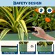 thumbnail image 2 of Historyli Huerto elevado para jardín, 1 unidad, 8x4x1.5 pies, acero galvanizado, resistente a la corrosión, jardinera para plantas de exterior, color verde., 2 of 8