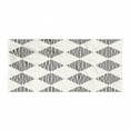 thumbnail image 1 of Abstract Gym Towel, Vertical Stripes Layout in Squares Freehand Contemporary Streaks, One-Sided Quick Dry Microfiber for Beach Fitness & Swimming, 60" x 30", Dark Brown Eggshell, by Ambesonne, 1 of 2