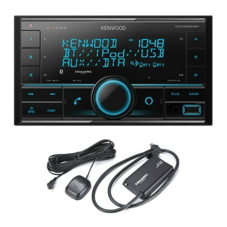 Kenwood KDC-BT34U Bluetooth single DIN CD receiver with Alexa and