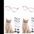 thumbnail image 6 of WJY Pet Glasses for Windproof Eye for Dogs and Cats Cool Eyewear Accessory, Pink, 6 of 9