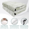 thumbnail image 4 of Queen Quilt Set 90''x96'', Sage Green Lightweight Summer Bedspread Coverlet Set with 2 Pillow Shams, Vintage Elegant Abstract Art Breathable All Season Quilt Bedding for Bedroom/Guest Room, 4 of 9