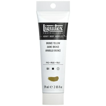 Liquitex Professional Heavy Body Acrylic Color, 2 oz. Tube, Bronze Yellow