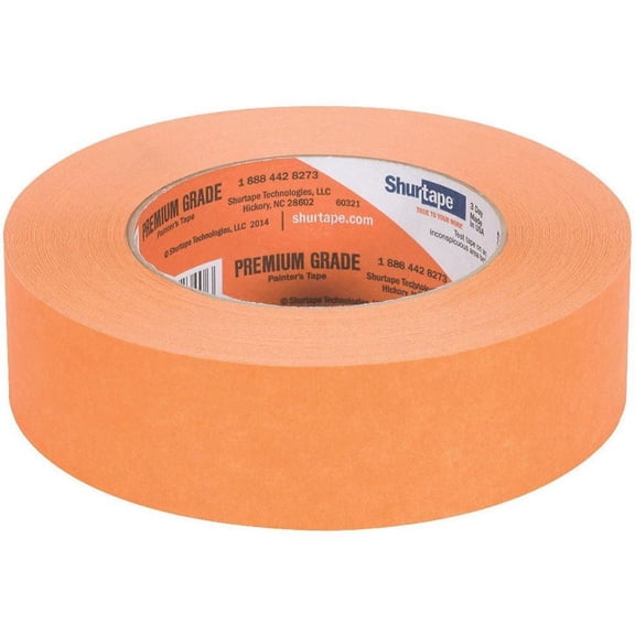 Shurtape 105039 1.41 in. x 60 Yard FrogTape Pro Grade Painters Tape, Orange