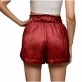 thumbnail image 5 of FNFYFH Elastic Waisted Shorts for Women Drawstring Sequined Shorts with Pockets Summer Comfy Lightweight Fashion Short Bottoms 2025,Gold S-XXL, 5 of 9
