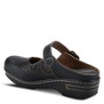 thumbnail image 7 of Spring Step L'Artiste Aneria Women's Mule Round Toe Clog - Hand-Painted Floral Laser Cut Leather - Adjustable Hook-and-Loop Strap Brushed with Gold Buckle, 7 of 7