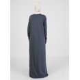 thumbnail image 4 of Viscose Fabric Basic Modest Dress Granite, 4 of 5