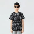 thumbnail image 5 of GYRATEDREAM Kids Boys Girls Spring Summer T-shirt Moisture Wicking Athletic Graphic Print T Shirts Children Short Sleeve Breathable Quick Dry Sports Tee Tops for 7-13 Years, 5 of 7
