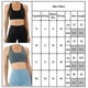thumbnail image 4 of Women Ladies Solid Color Sports Running Bra Underwear Casual Seamless Fitness Bras Crop Tops, 4 of 4