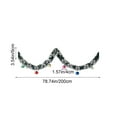 thumbnail image 2 of Virelaxpo 2 Meter Christmas Garland with Bows and Ornaments, 19 Piece Decorative Set for Tree Staircase Fireplace, Festive Vine Decor, 2 of 2