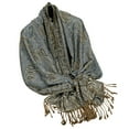 thumbnail image 1 of Bufandas de lana para mujer, suaves, alargadas, estilo étnico, chal cálido, bufanda con borlas de cachemira, bufanda acrílica para mujer, 1 of 2
