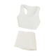 thumbnail image 1 of Conjunto de sujetador y pantalones cortos deportivos a escala 1/12 para vestirse, ligero, en miniatura, con estilo DIY. Blanco, 1 of 9