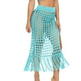 thumbnail image 4 of New Spring Fashion AXXD Beach Cover Ups for Women Swimsuit Bohemian Hollow Weave Tassels Cover Up Bikini Swimwear Beach Wrap Skirt, 4 of 9