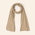 thumbnail image 3 of QASIEATN Cozy Silk Scarves for Women Cotton Hijab Women's Headscarf Quality 180 X 55 Cm Soft Breathable and Opaque Fall Fashion Accessories, 3 of 5