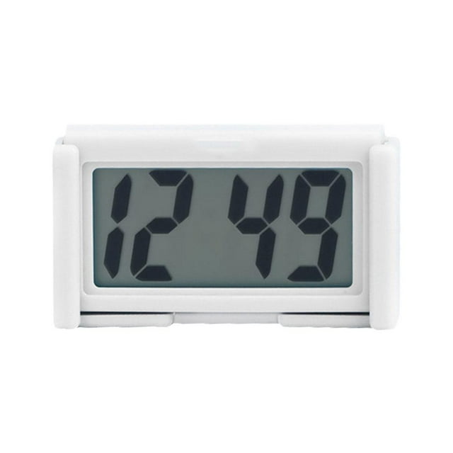 Digital LCD-Electronic Clock Date Time Calendar Table-Car Dashboard Small Clock
