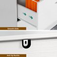 thumbnail image 2 of Uforic Wood File Cabinet with 4-Drawer, Storage Office Cabinet for Home Office, White, 2 of 6