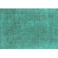 thumbnail image 1 of Ahgly Company Indoor Rectangle Oriental Turquoise Blue Industrial Area Rugs, 2' x 3', 1 of 4