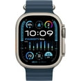 thumbnail image 2 of Apple Watch Ultra 2nd Gen GPS + Cellular 49mm Smart Watch Titanium Case with Navy Ocean Band (One Size) | Certified Refurbished Grade A, 2 of 4