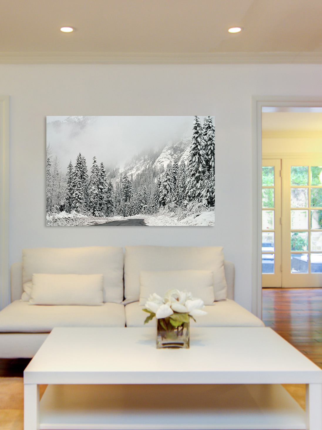 "Winter Wonderland" Painting Print on Wrapped Canvas